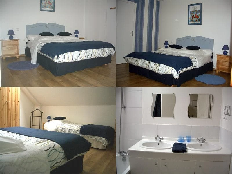 Chambre triple Les Hortensias - Etage